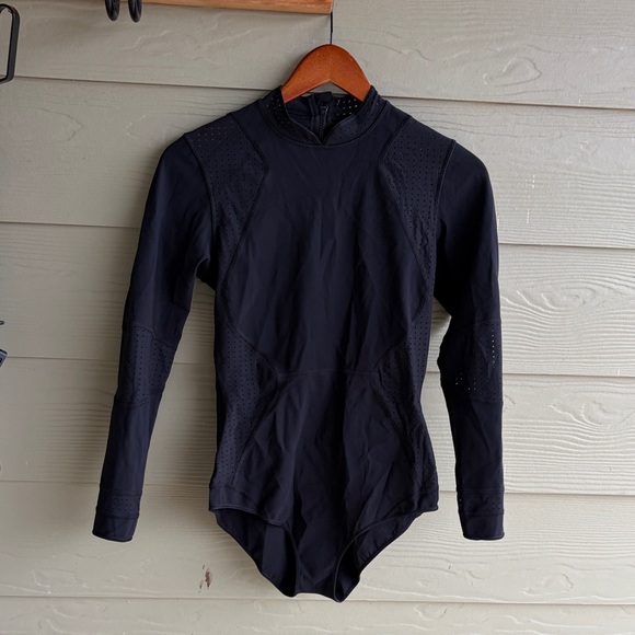 lululemon athletica Midnight Black Long Sleeve One Piece - Picture 1 of 2